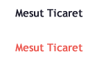 Mesut
Ticaret