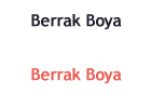 Berrak Boya