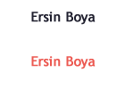 Ersin Boya